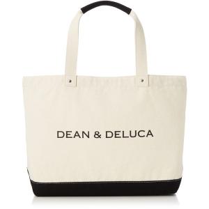 DEAN & DELUCA ブラック&ナチュラル キャンバストートバッグ ビック｜sakuranokomichi