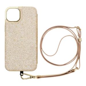 UNiCASE iPhone14 Plus ケース MAELYS LOUNA Cross Body Case Duo (Gold) スマホシ｜sakuranokomichi