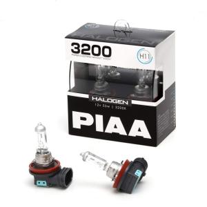 PIAA ヘッドライト・フォグランプ用 ハロゲン H11 3200K 車検対応 2個入 12V 55W HS6011｜sakuranokomichi