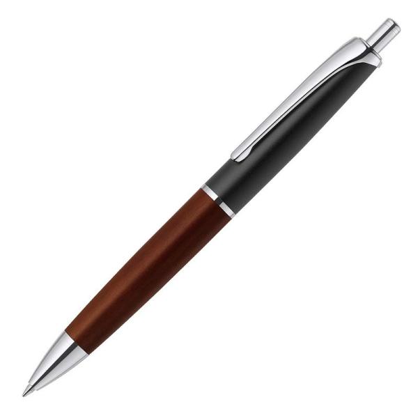 ゼブラ 油性ボールペン フィラーレウッド ノック式 0.7 ブラック P-BA76-WDBK