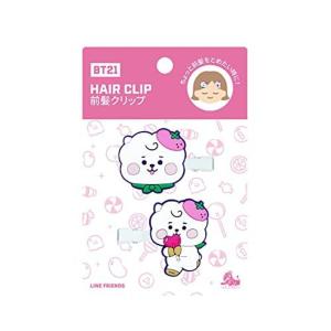 ソロモン商事 BT21 前髪クリップ VER.3 JELLY CANDY (RJ) HAIR CLIP BT21-BHE-C-RJ｜sakuranokomichi