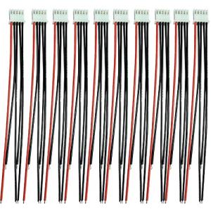 LinsyRC 10個4S 5ピンバッテリーバランス充電器シリコーン延長ケーブルコードJST XHコネクタアダプタープラグ