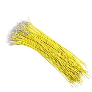ジオラマ電飾などに ムギ球 100個セット 3mm 6V 透明 小型 電球 配線付き 電車模型 鉄道模型 建物模型 模型電飾 ジオラマ MP15