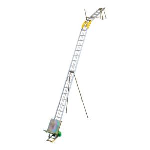 トーヨーコーケン AL4-MD2N アルミ連結梯子瓦揚機 マイティパワー