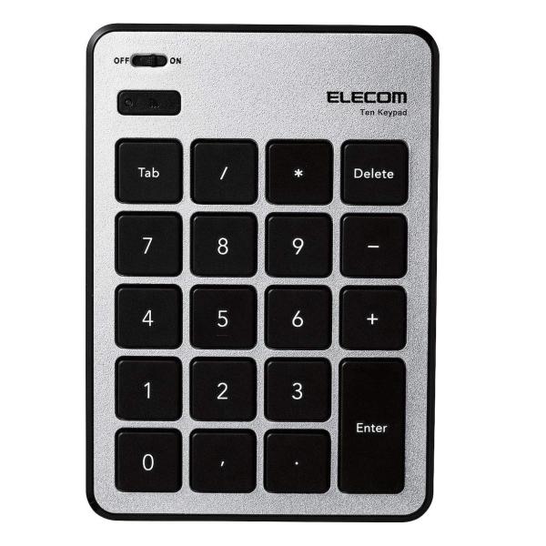 エレコム テンキー Bluetooth パンタグラフ Mac対応 薄型 シルバー TK-TBPM01...