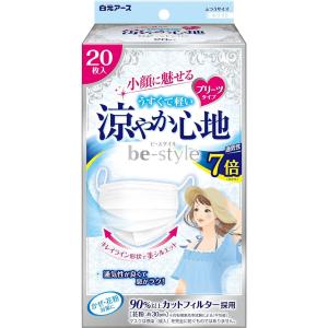 ビースタイル プリーツタイプ 涼やか心地 ホワイ...の商品画像