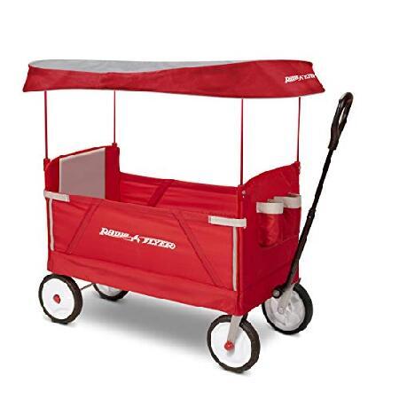 Radio Flyer ラジオフライヤー キャノピー付き 3-in-1 イージーフォールドワゴン E...