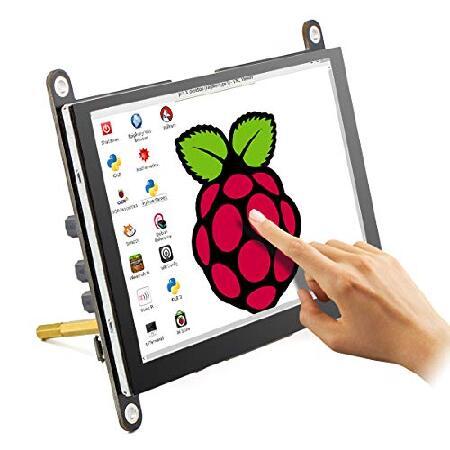 ELECROW モバイルモニター 5インチ Raspberry Pi用 モバイルディスプレイ ポータ...