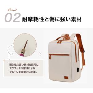 リュック レディース ビジネス 撥水 軽量 パ...の詳細画像4
