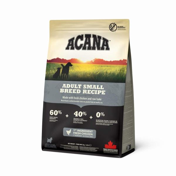 【アウトレット★ジッパー不良】アカナ　アダルトスモールブリードレシピ　2ｋｇ【ドッグフード】【正規品...