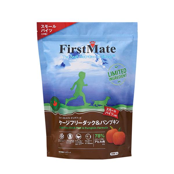 ファーストメイトケージフリーダック＆パンプキン  スモールバイツ （小粒） 1kg【ドッグフード】【...