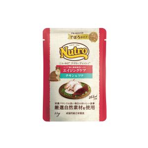 ニュートロ デイリーディッシュ エイジング猫用チキン＆ツナ そぼろパウチ　35ｇ【キャットフード】【正規品】｜sakurasow-1