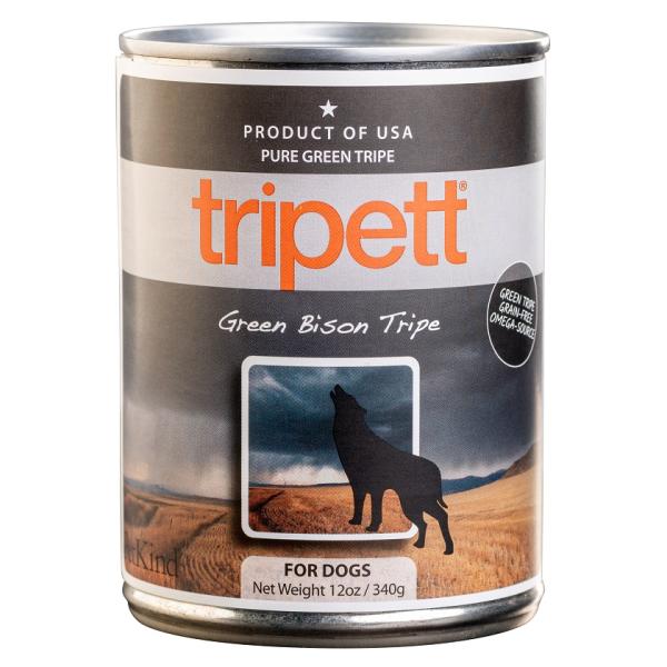 PatKind Tripett グリーンバイソントライプ 340ｇ（ペットカインドトライペットバイソ...