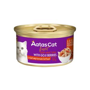 アタス キャットフード ソウルスーパーフード　ライトツナwithゴジベリー　80ｇ×24個（1ケース） グレインフリー 猫 ネコ オールステージ AatasCat