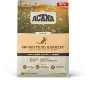 【アウトレット賞味期限2022年3月12日】アカナ　ホームステッドハーベスト　1.8kg【キャットフード】【正規品】
