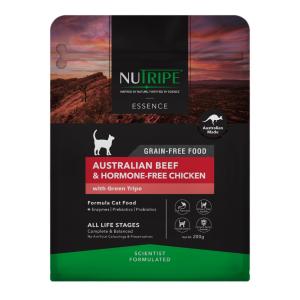 【メール便送料無料】ニュートライプ　エッセンス　キャット　ビーフ＆チキンｗｉｔｈグリーントライプ　200g(キャットフード)【正規品】