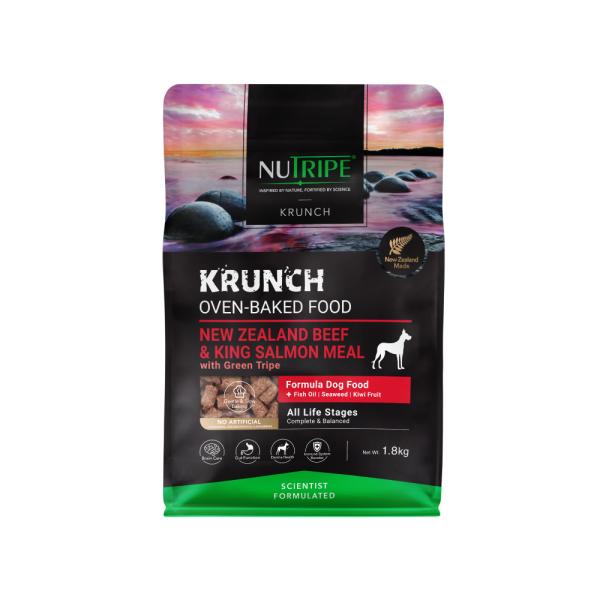 ニュートライプ　クランチ　オーブンベークド　ビーフｗｉｔｈグリーントライプ　1.8kg(ドッグフード...