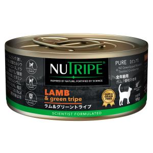 全年齢用 総合栄養 キャットフード NUTRIPE ニュートライプ ラム＆グリーントライプ 95g×24個（1ケース）(キャットフード)（猫缶）【正規品】｜sakurasow-2