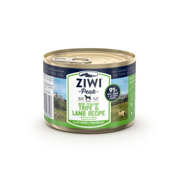 ZIWI Peak（ジウィピーク） ドッグ缶トライプ&amp;ラム170g【トッピングにおすすめ】【正規品】