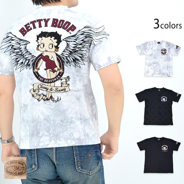 BR×BETTYコラボ 半袖Tシャツ The BRAVE-MAN BBB-2418 ブレイブマン ベ...