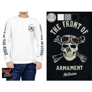 GOOGLE SKULL長袖Tシャツ クローズ×ワーストコレクション 送料無料 香月ゲン ロンT ス...