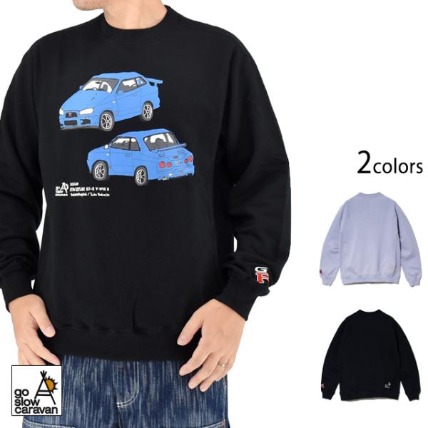 【NISSAN×go slow caravan】空紡糸裏毛SKYLINE GT-R(R34)アクティ...