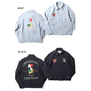 コットンリネンベトナムジャケット「MAP」 H...の詳細画像2