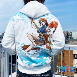 絡繰魂×ONE PIECE 決戦パーカー「ゾロVSカク」 絡繰魂 253002 和柄