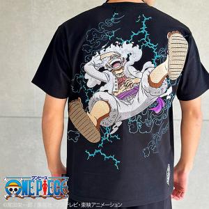 絡繰魂 からくりだましい × ONE PIECE ワンピース ギア5 半袖Tシャツ