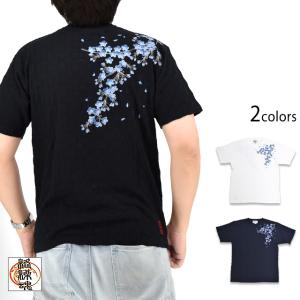 絡繰魂×スヌーピーコラボ SAKURA半袖シャツ 絡繰魂 252055 和柄 和風