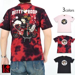 LBK×BETTY レオパードリボン特攻服Betty Tee ロウブロウナックル 523870 ベティーちゃん バイカー｜sakurastyle