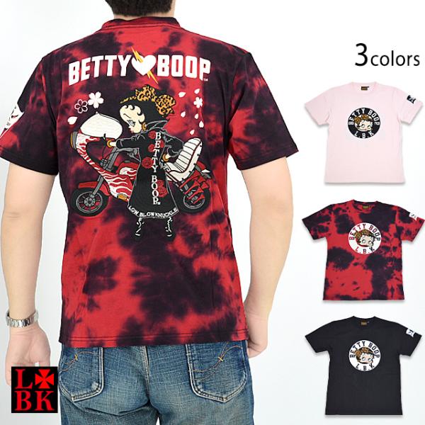 LBK×BETTY レオパードリボン特攻服Betty Tee ロウブロウナックル 523870 ベテ...