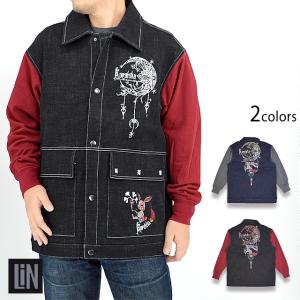 黒菟華 月兎スカジャン LIN AL-756003 和柄 和風 スーベニアジャケット