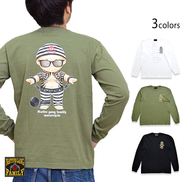 囚人ベイビーロングTシャツ NativeGangFamily NGF35-591 ネイティブギャング...