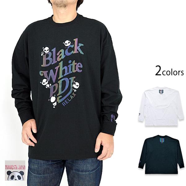 B/W-PDJ RELAXシリーズ ミラープリントロングTシャツ PANDIESTA JAPAN 5...