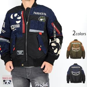 B/W-PDJ RELAXシリーズ エナメル中綿ジャケット PANDIESTA JAPAN