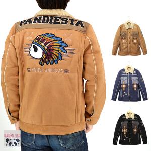 希少☆HONDA✖️パンディエスタ　スタジアムブルゾン　刺繍　ネイビー　XL PANDIESTA（パンディエスタ） ホンダ Honda コラボ スタジアム