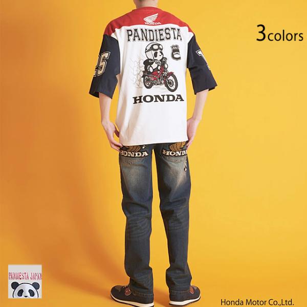 HONDA×PANDIESTA CT125フットボールTシャツ PANDIESTA JAPAN 52...