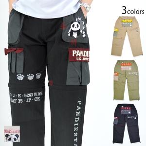 パンディエスタ PANDIESTA 2WAYミリタリー カーゴパンツ パンダ メンズ