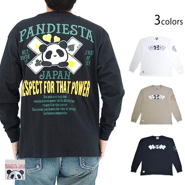 トランプゲームパンダロングTシャツ PANDIESTA JAPAN 564358 パンディエスタジャ...