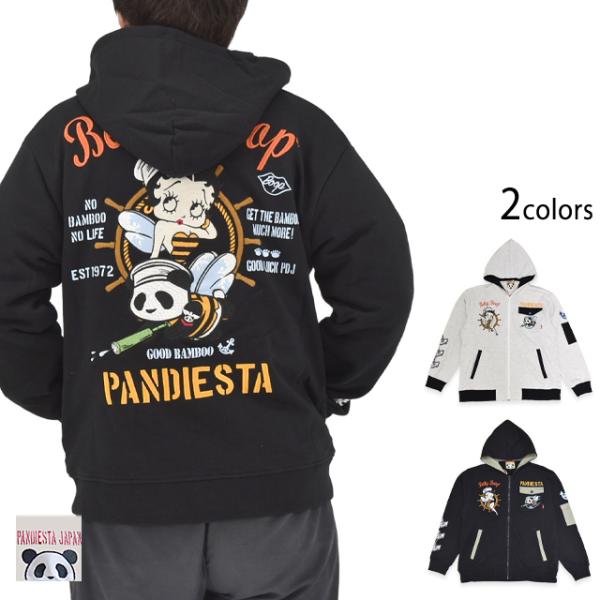 パンディエスタ×ベティブープ Honey Bee マリンBETTY ジップパーカー PANDIEST...