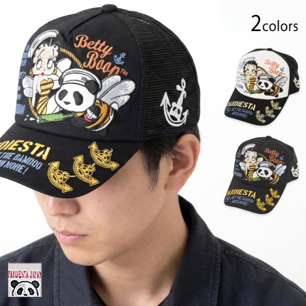 パンディエスタ×ベティブープ Honey Bee マリンBETTY バイカーキャップ PANDIES...