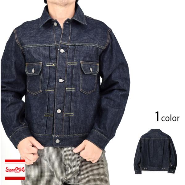 14.25oz.デニムジャケット「1953 MODEL」・ワンウォッシュ SUGER CANE SC...