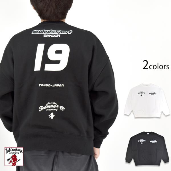 WEDSSPORT 坂東商会コラボ ビッグシルエットスウェット TEDMAN テッドマン WSBSW...