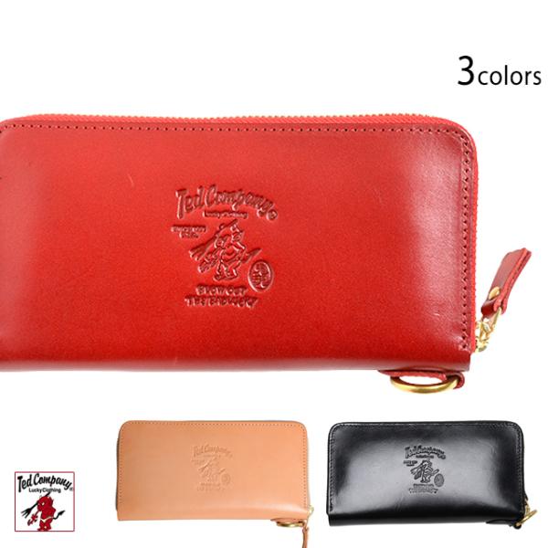 ラウンドファスナー本革ロングウォレット TEDMAN テッドマン TDW-280 レザー 長財布 エ...