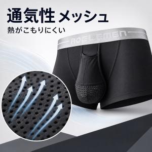 銃弾分離型 ボクサーブリーフ ローライズ 吸汗...の詳細画像4