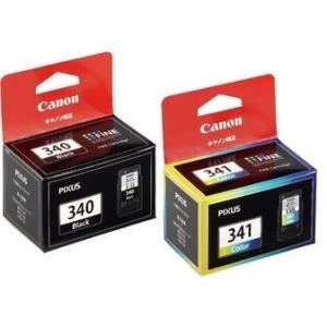 CANON（キャノン) 純正インクカートリッジ純正品 BC-340 BC-341２個セット（ ブラッ...