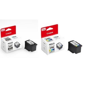 CANON 純正インク FINEカートリッジ BC-345XL ブラック BC-346XL 3色カラ...