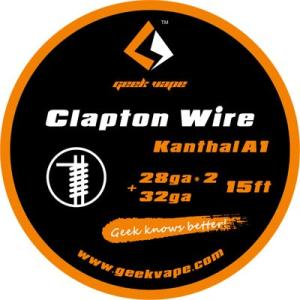 GeekVape Clapton Wire [クラプトンワイヤー]KantalA1 28Gx2 + 32G 15FT｜sakuravapor