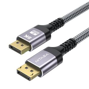 8K解像度・双方向伝送NITASA Displayport ケーブル 2m 8K@60Hz